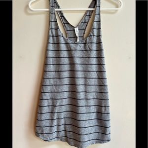 Lululemon Grey Striped Tank Size 4